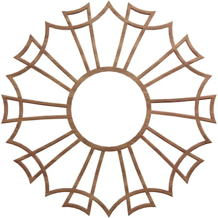 Ekena Millwork Augustus Wood Fretwork Pierced Ceiling Medallion, Walnut, 20"OD x 7"ID x 3/8"T CMWP20X20X0375AUWA